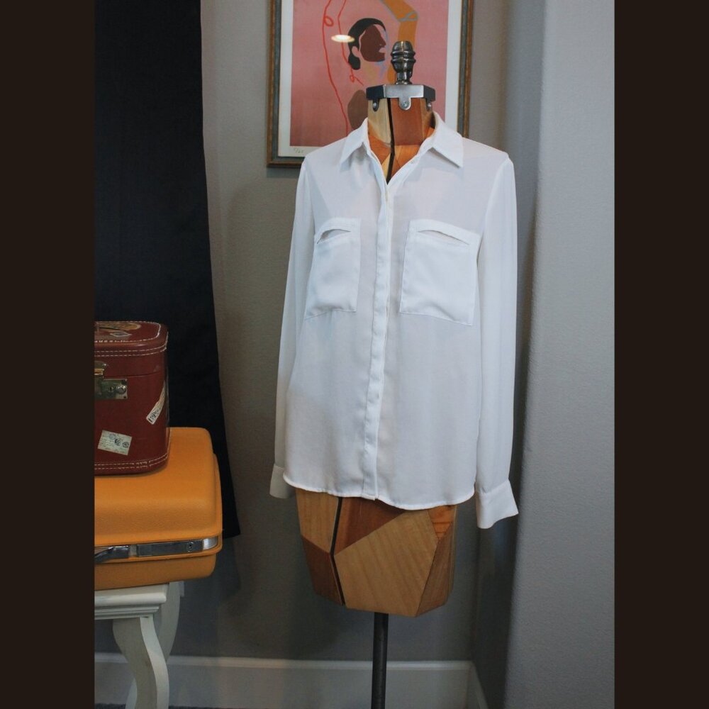 Sheer Button Down